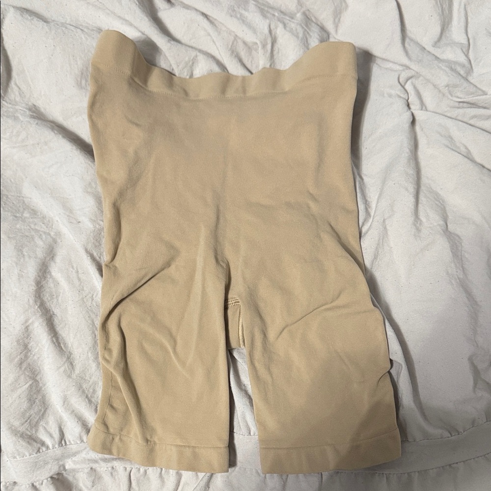 SKIMS Tan Shapewear Shorts